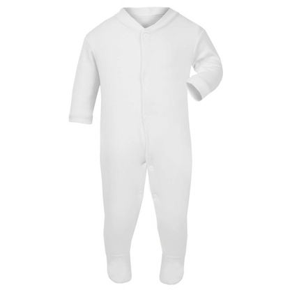 My Grandma's A Biker Baby Babygrow White Sleepsuit