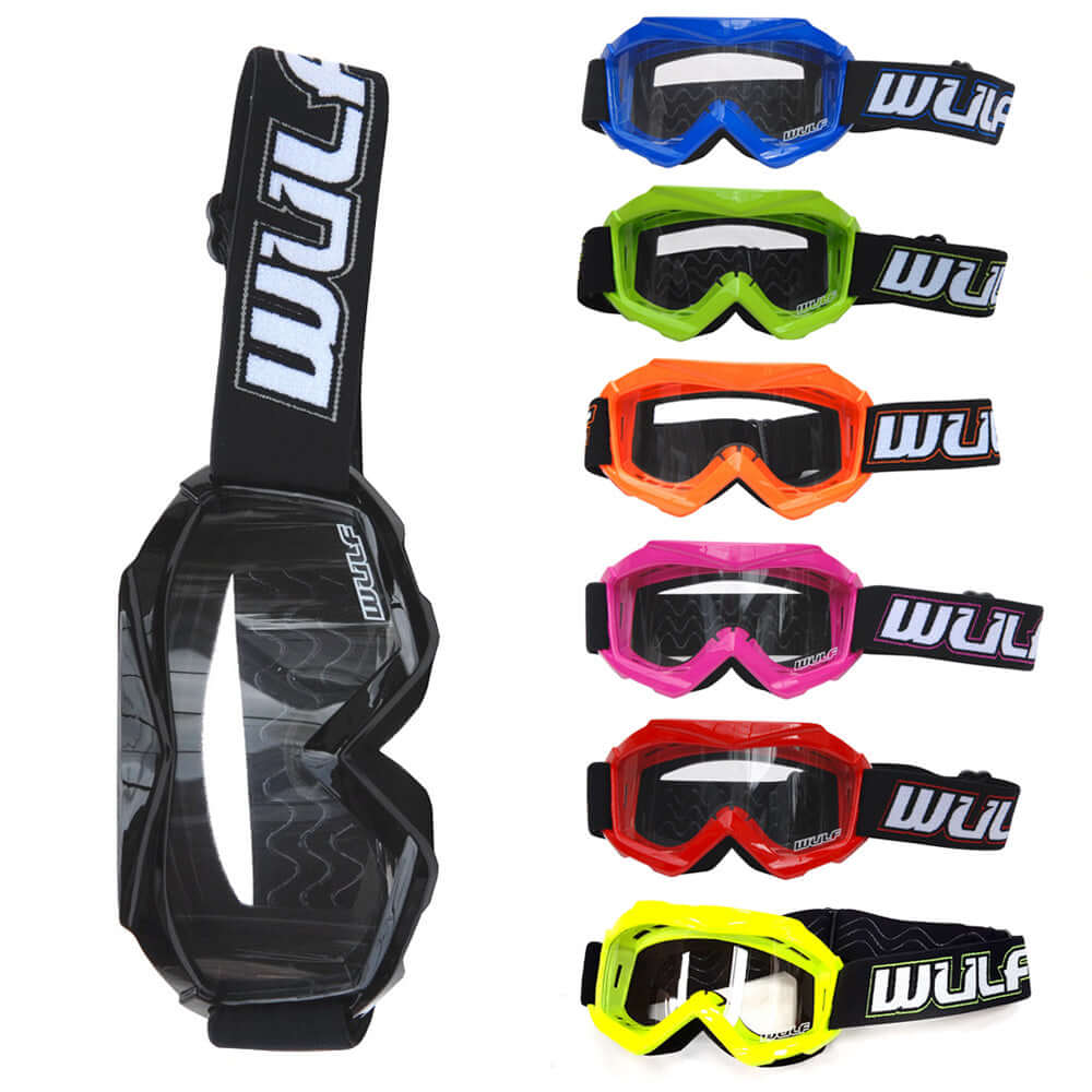 Wulfsport Kids Motorcycle MX Motocross Cub Tech Goggles