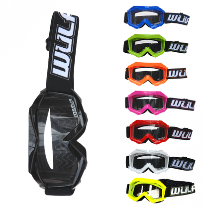 Wulfsport Kids Motorcycle MX Motocross Cub Tech Goggles