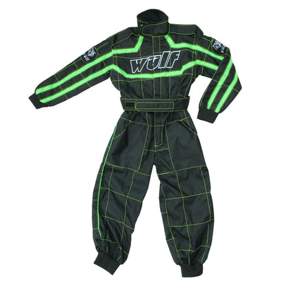 Wulfsport Kids MX Motocross Overall Race Suit Plain