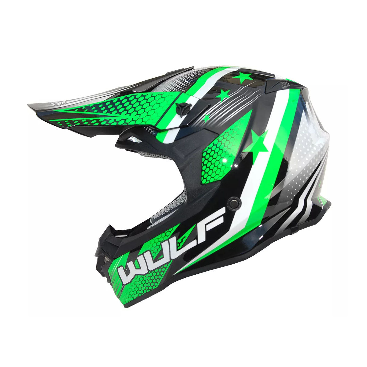 Adult Quad Wulf Wulfsport MX Motocross Iconic Helmet