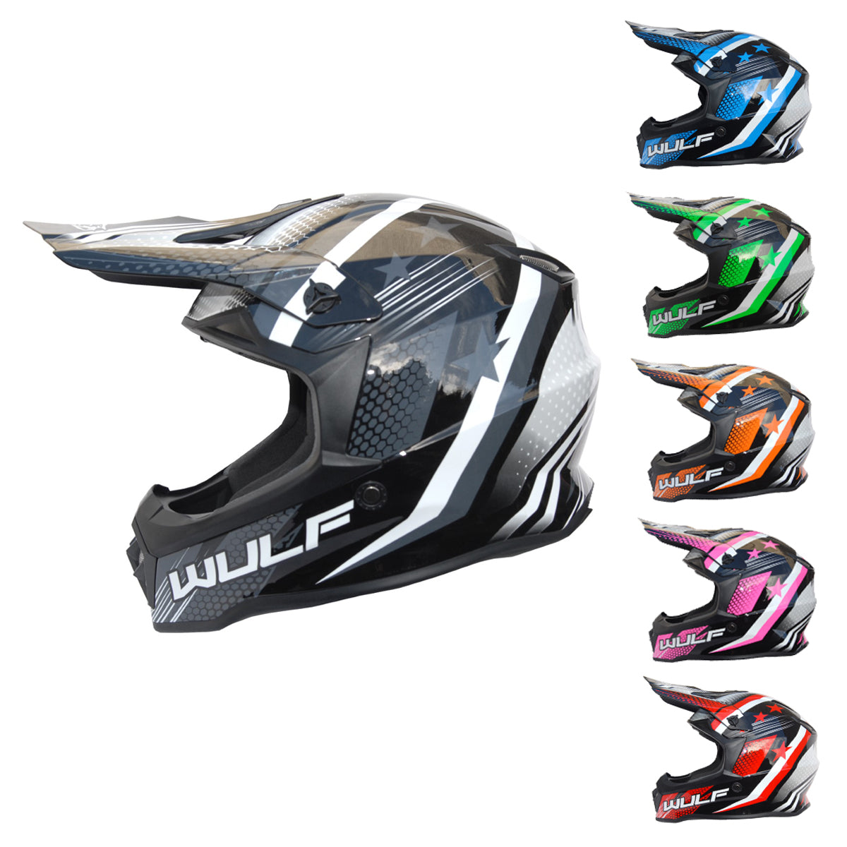 Wulfsport Iconic Kids MX Motocross Helmet