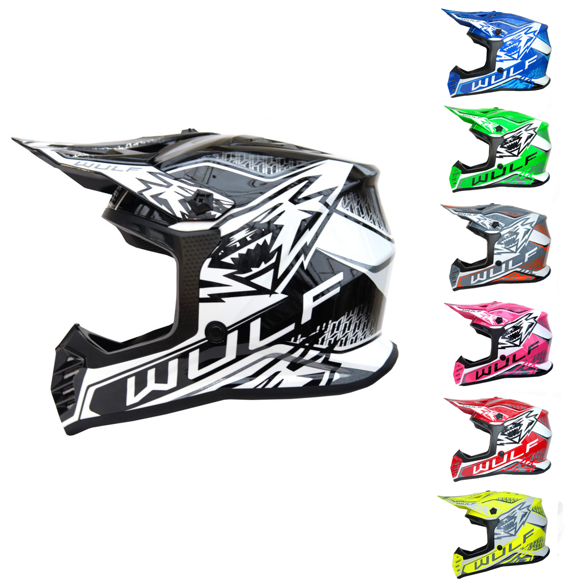 Wulfsport Air-X Kids MX Motocross Helmet