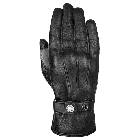 Oxford Holton 2.0 MS Adult Motorcycle Glove Black Leather Custom