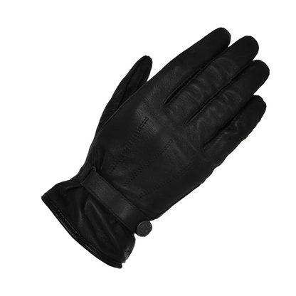 Oxford Holton Motorcycle Leather Custom Black Adults Gloves