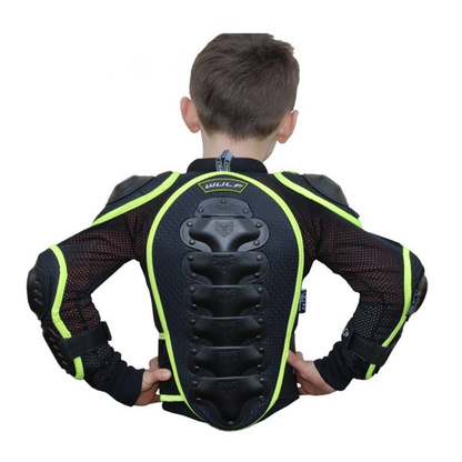 Kids MX Motocross Childs Wulfsport CE Armour Deflector Protective Quad Jacket