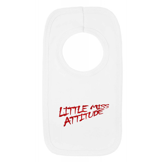 Little Miss Attitude Pull Over Baby Bib