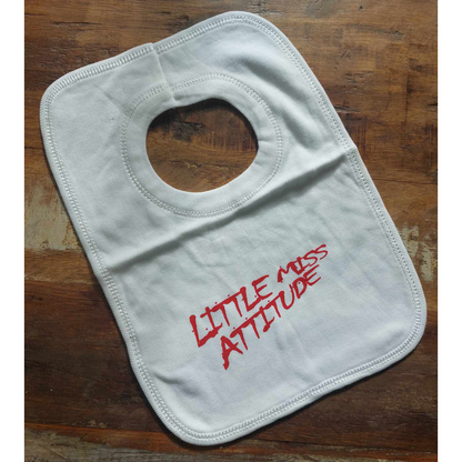 Little Miss Attitude Pull Over Baby Bib