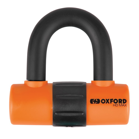 Oxford HD Max HIgh Security Motorcycle Disc Lock 14mm Shackle Orange LK312 BC39666