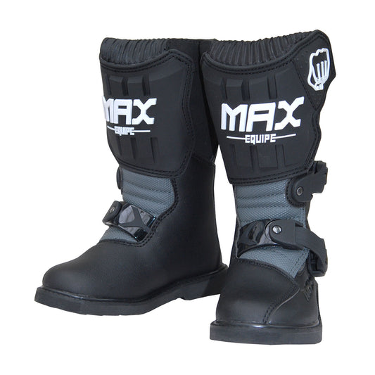 Wulfsport Kids MX Motocross Motorcycle Black Max II Boots