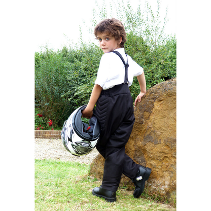 MB Youth Childs Kids Motorcycle Textile Black Trousers