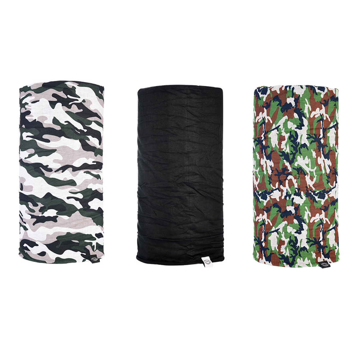 Oxford Comfy Green / Black / Camo 3 Pack Neck Scarf Bandana Balaclava NW123