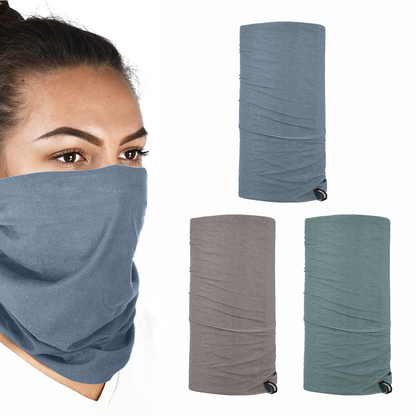 Oxford Comfy Taupe Khaki Grey 3 Pack Neck Scarf Warmer Bandana Balaclava NW142