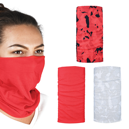 Oxford Comfy Havoc Red 3 Pack Neck Scarf Tube Warmer Bandana Balaclava NW150