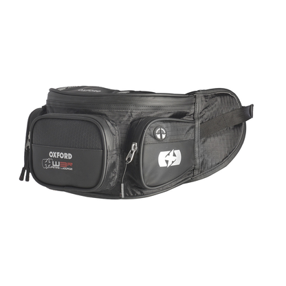 Oxford Motorcycle XW3R Waist Bag 3 Litre Capacity Adjustable Black OL866