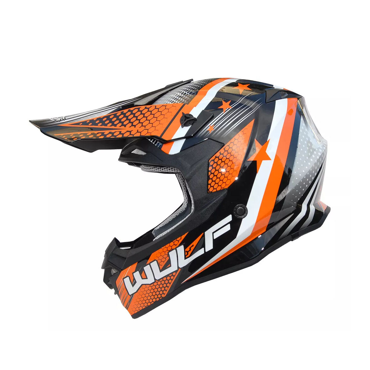 Adult Quad Wulf Wulfsport MX Motocross Iconic Helmet