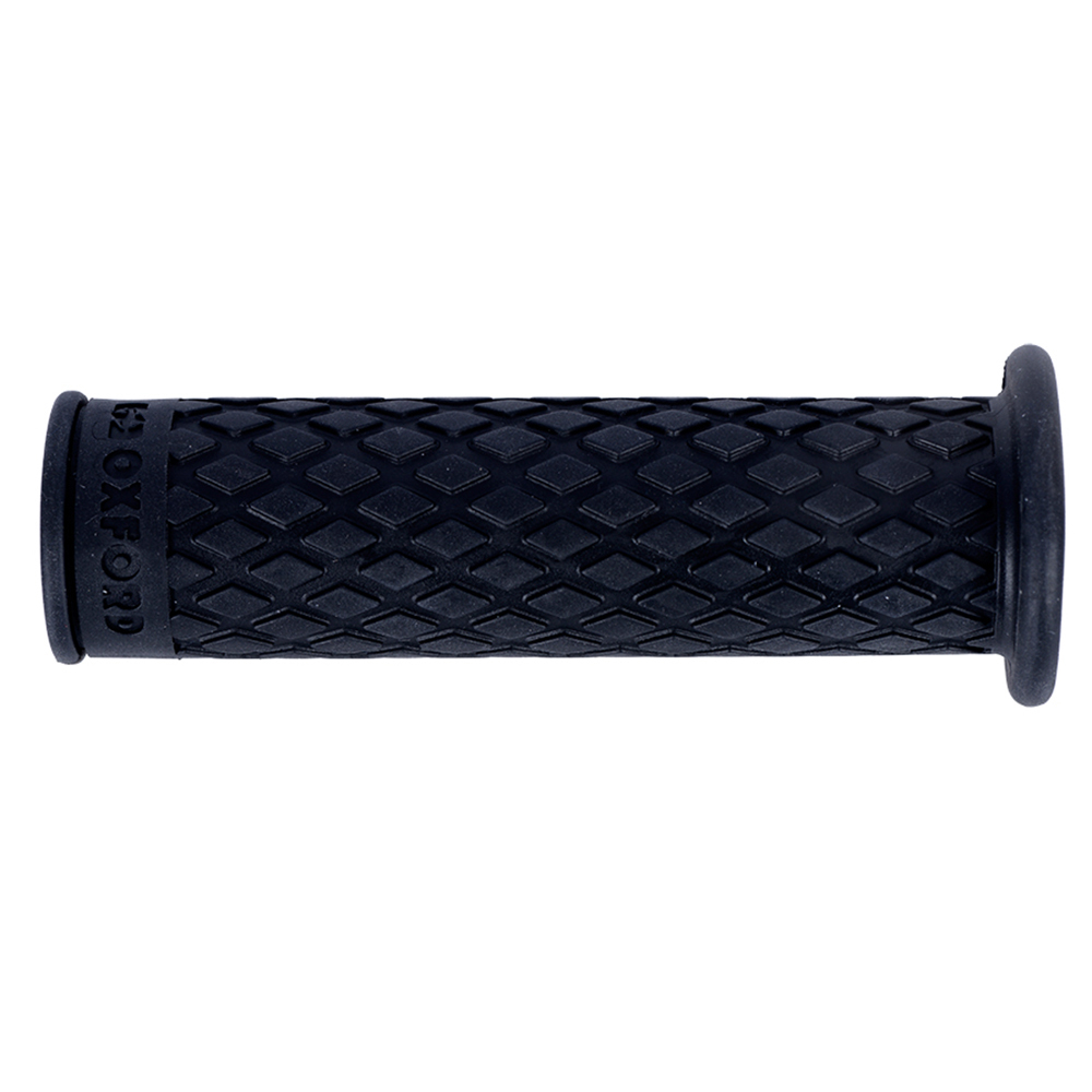 Oxford Motorcycle Black Retro Grips 22mm x 119mm OX620