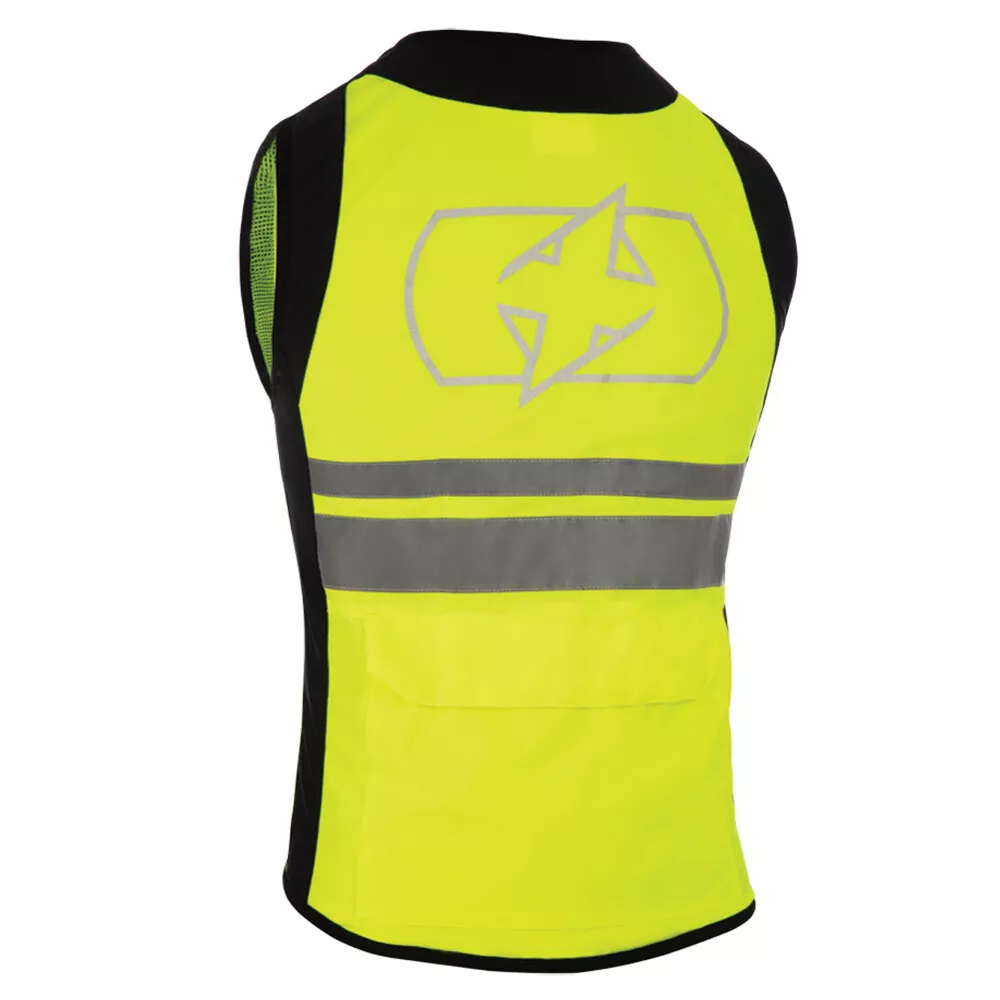 Oxford Motorcycle Utility Bright Top Vest Hi Visibility Reflective Fluo