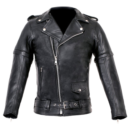 Duchinni Kids Motorcycle Leather Patrol Jacket & Tundra Jean Trousers Bundle Kit