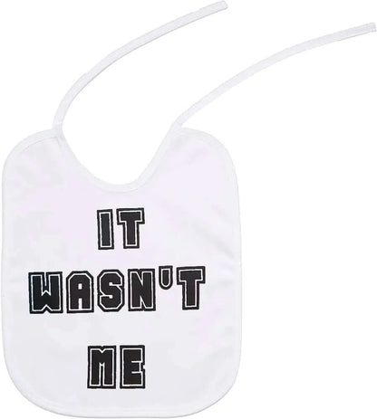 It Wasn't Me Tie Bib