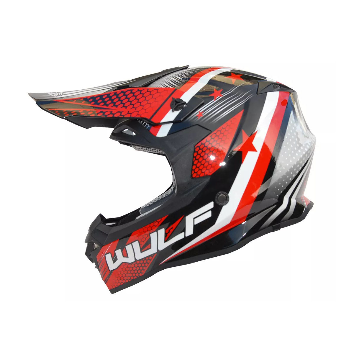 Adult Quad Wulf Wulfsport MX Motocross Iconic Helmet