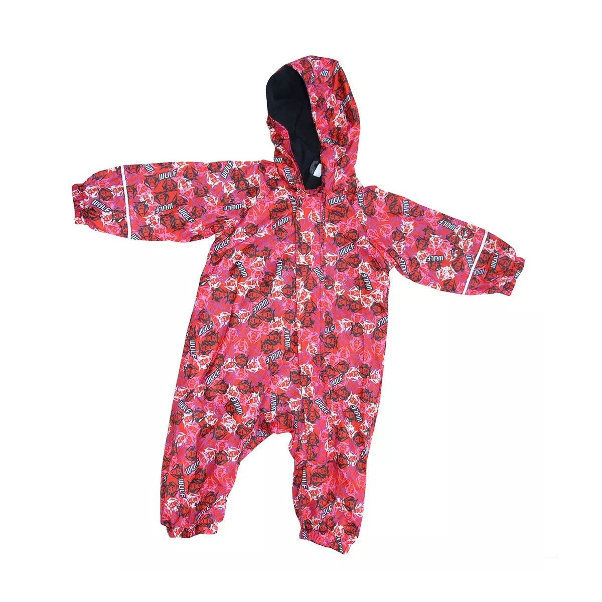 Wulfsport MX Motocross Baby Toddler Junior Padded Wet Rain Suit Red