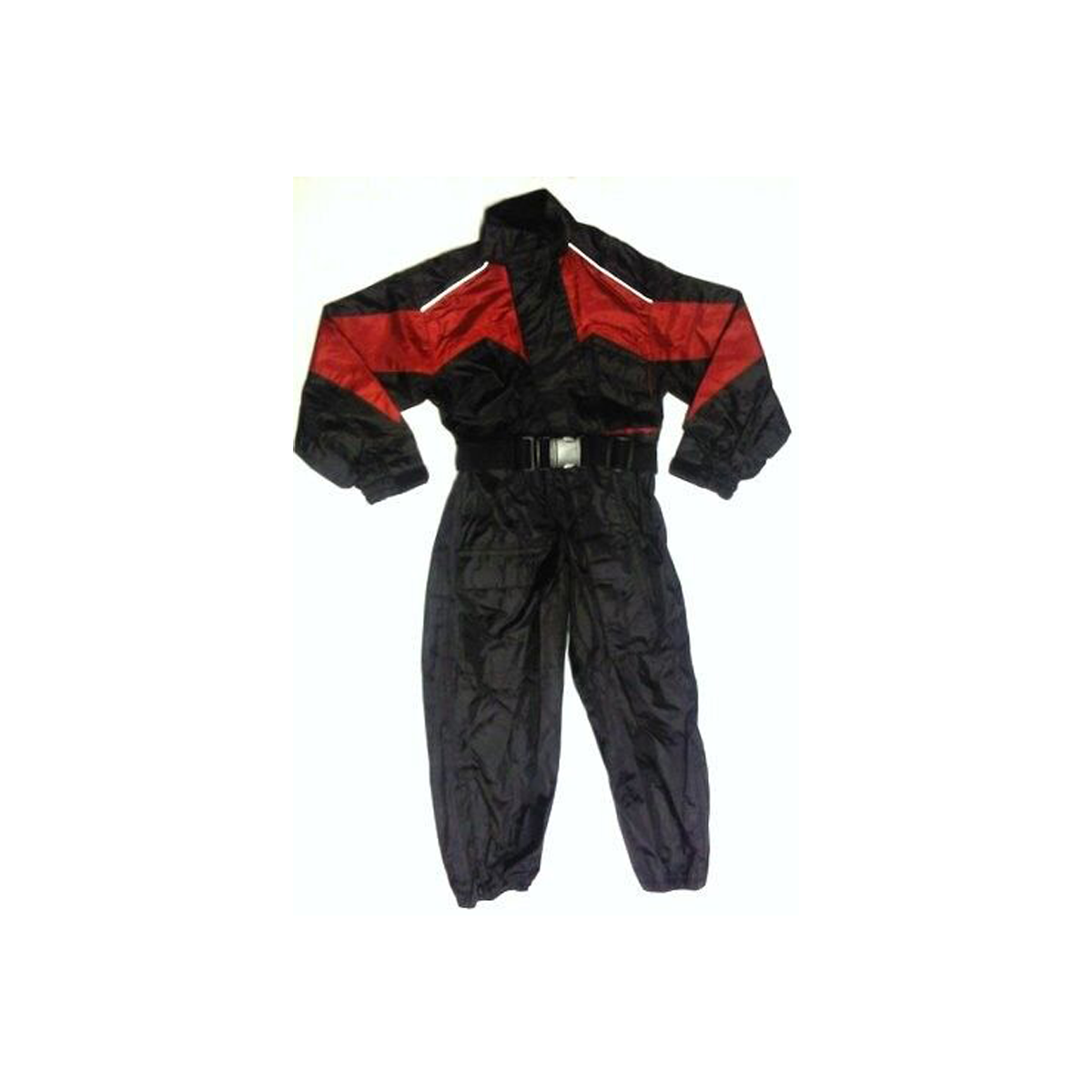 Baby Biker Kids Childs Waterproof One Piece Suit Red - Short Body