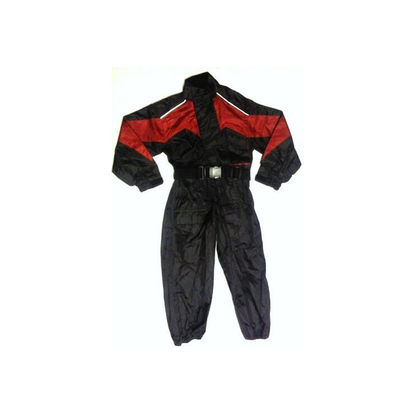 Baby Biker Kids Childs Waterproof One Piece Suit Red - Regular Body