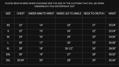 Tuzo Kids Childs Waterproof One Piece Overs Oversuit Suit Black / Fluo