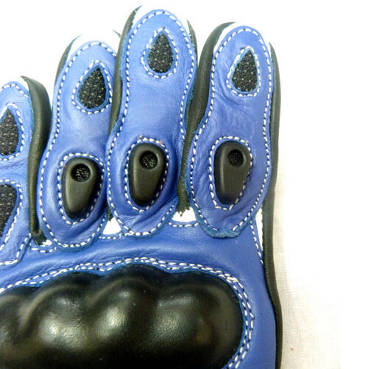 Baby Biker Kids Minimoto Motorcycle Racing Leather G-304 Glove Blue