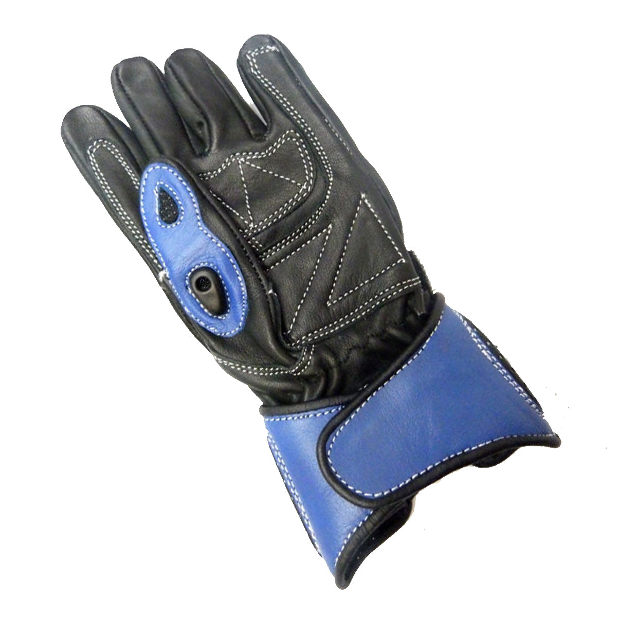 Baby Biker Kids Minimoto Motorcycle Racing Leather G-304 Glove Blue