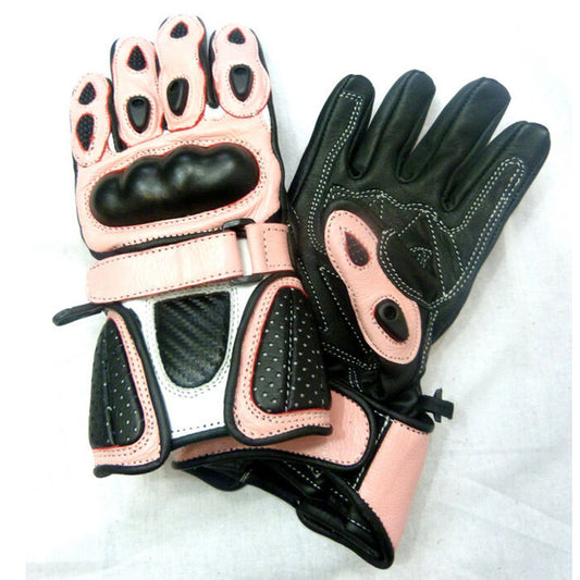 Baby Biker Kids Minimoto Motorcycle Racing Leather G-304 Glove Pink