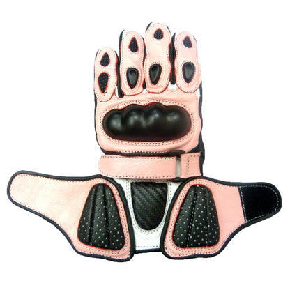 Baby Biker Kids Minimoto Motorcycle Racing Leather G-304 Glove Pink