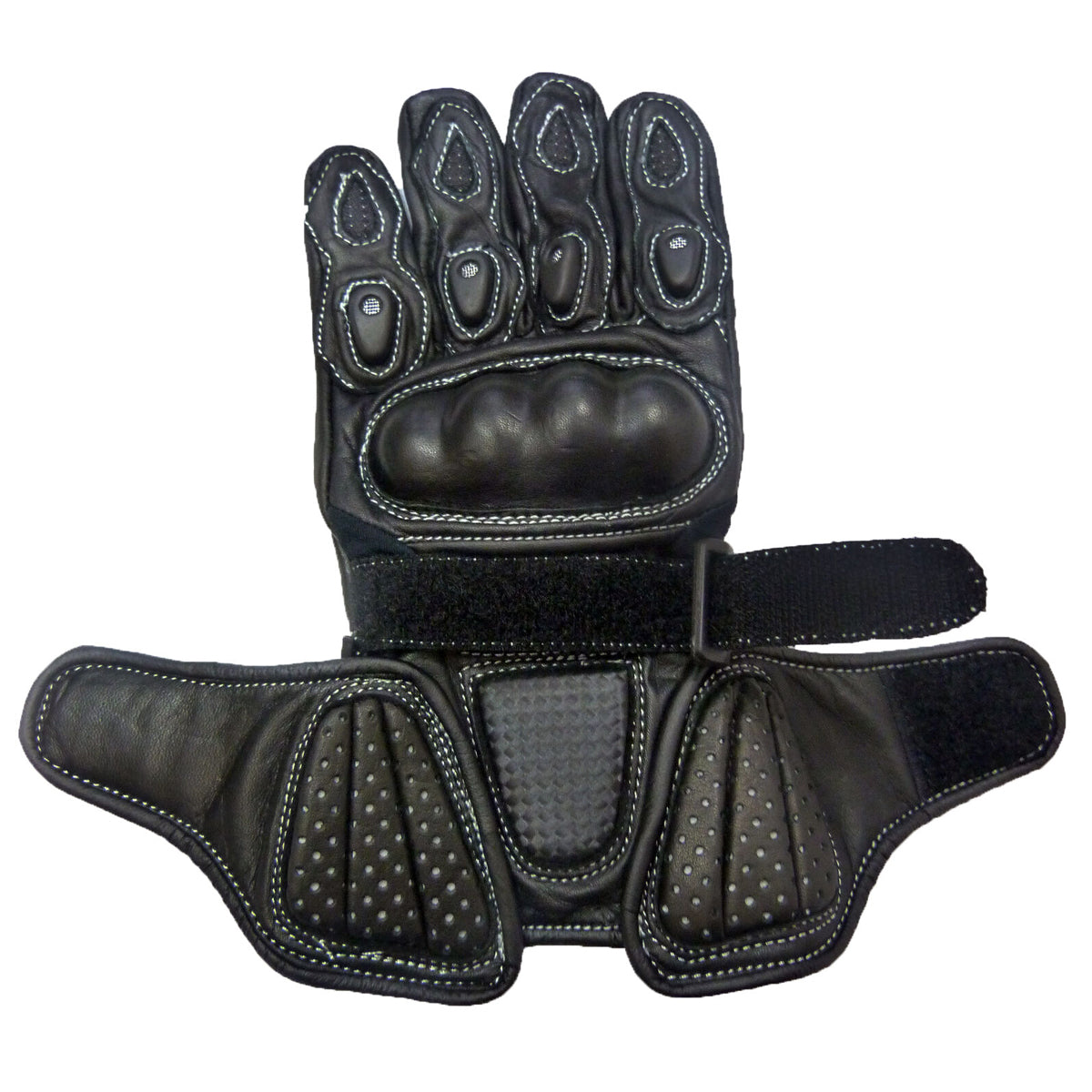 Baby Biker Kids Minimoto Motorcycle Racing Leather G-304 Glove Black