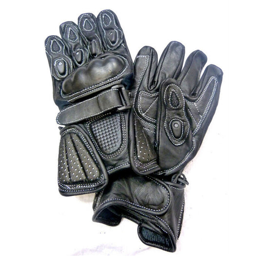 Baby Biker Kids Minimoto Motorcycle Racing Leather G-304 Glove Black