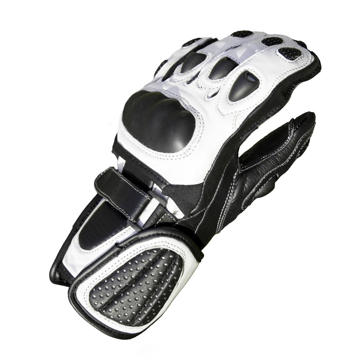 Baby Biker Kids Minimoto Motorcycle Racing Leather G-304 Glove White