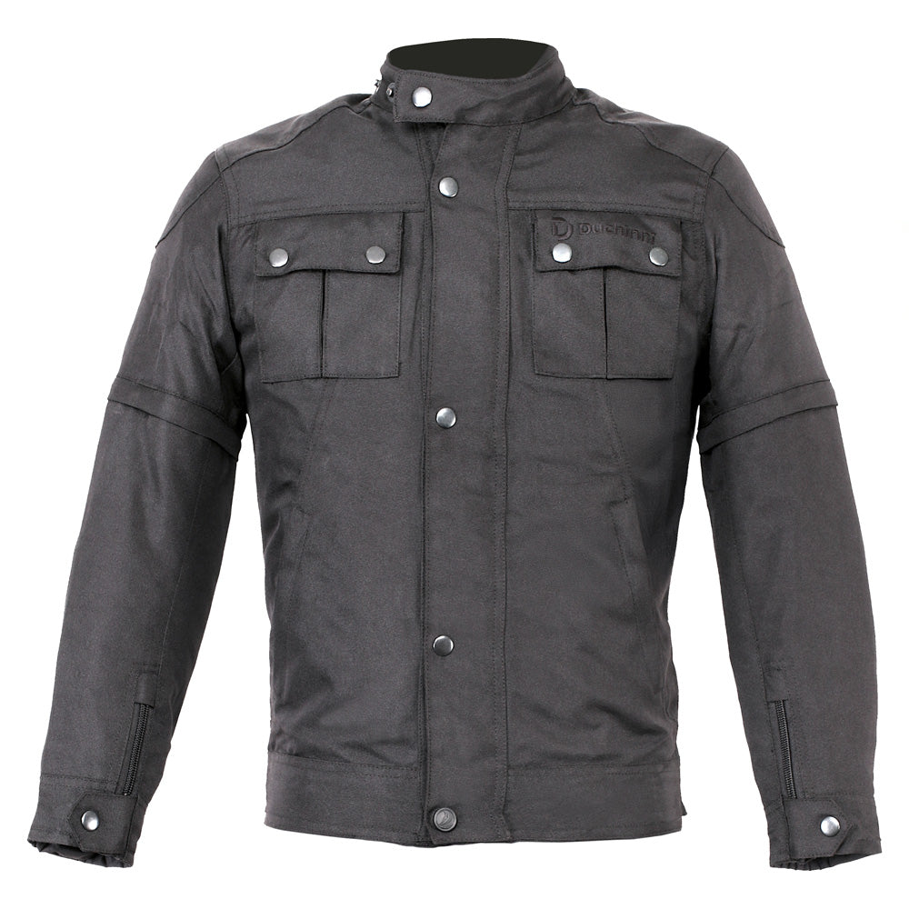 Duchinni Kids Motorcycle Black Sniper Jacket & Tundra Jean Trousers Bundle Kit