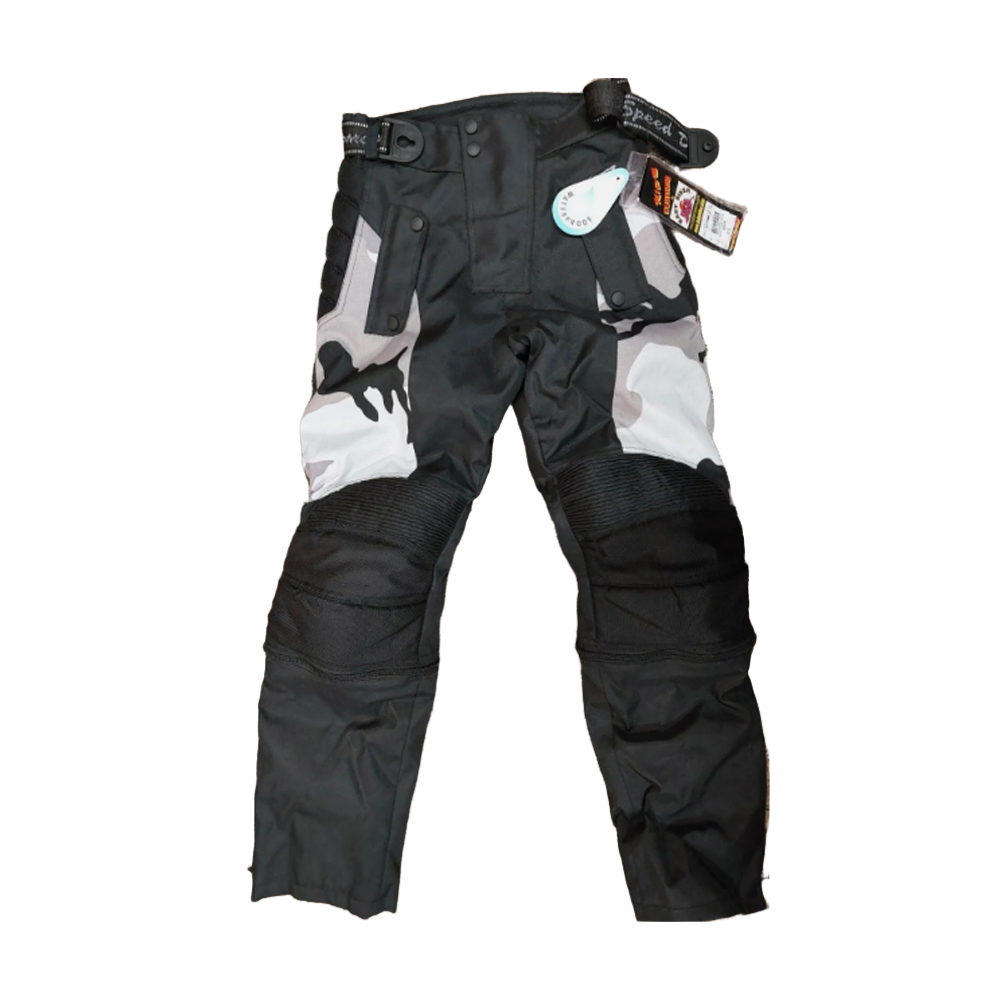 Speed 2 Kids Childrens Textile Motorcycle Trousers Baby Biker Camo