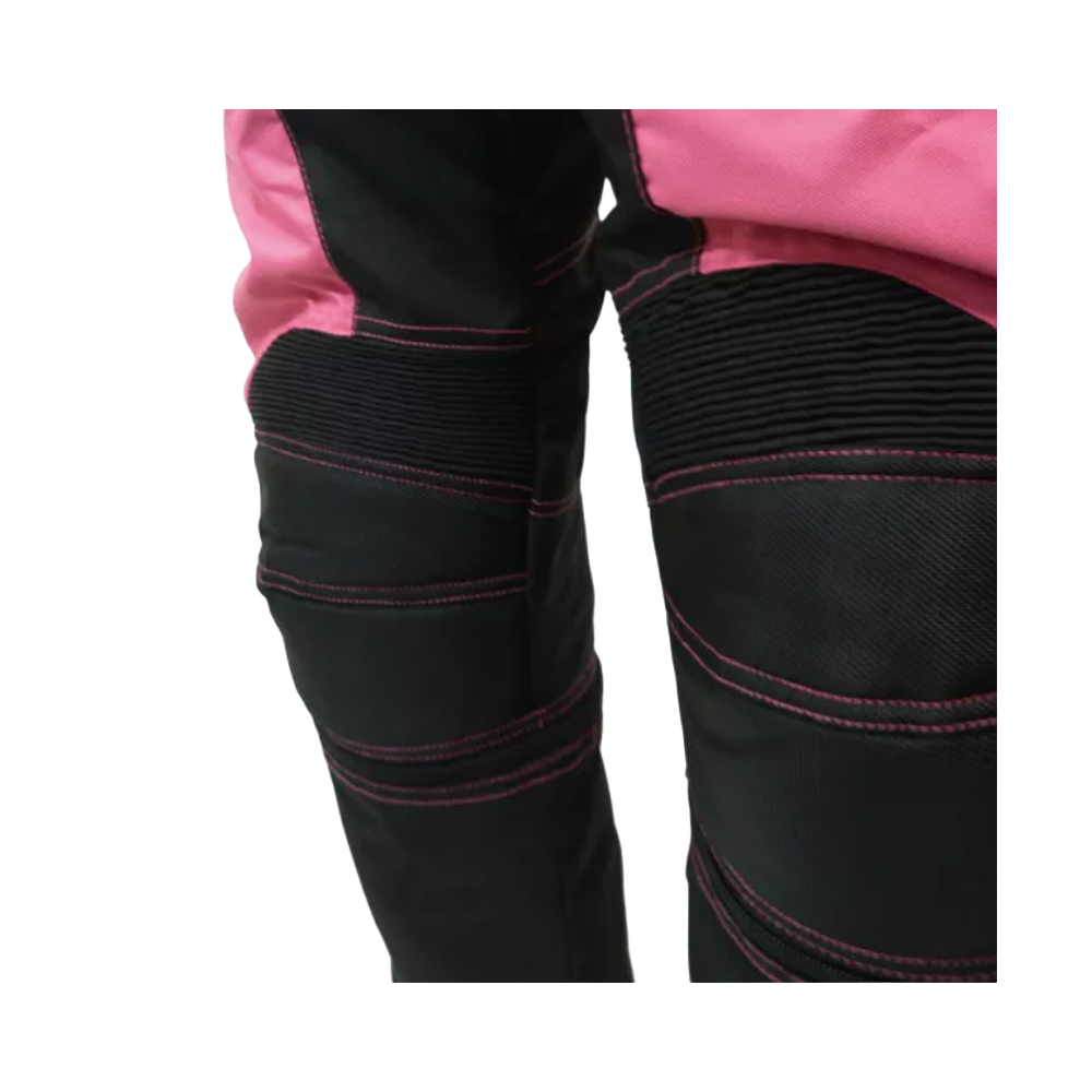 Speed 2 Kids Childrens Textile Motorcycle Trousers Baby Biker Pink