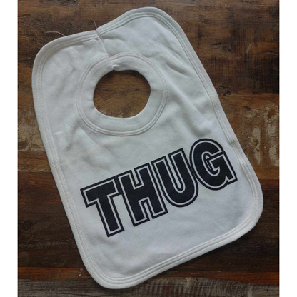 Thug Pull Over Baby Biker Bib