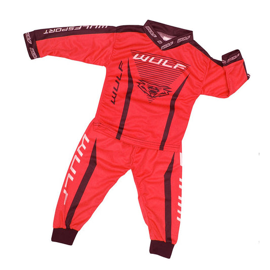 Toddler Wulfsport Linear 2023 Toddler Red Set