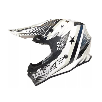 Adult Quad Wulf Wulfsport MX Motocross Iconic Helmet