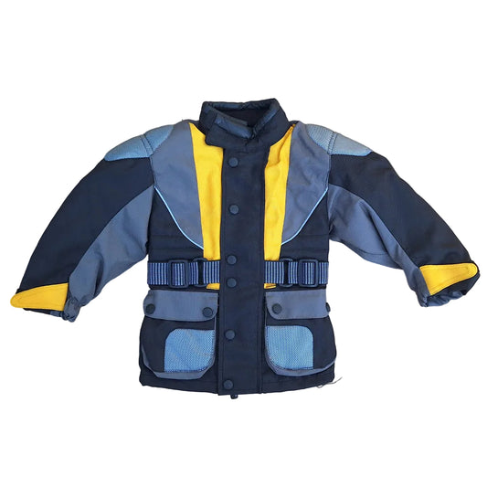 Baby Biker MB Toddler Kids Motorcycle Textile Jacket Yellow