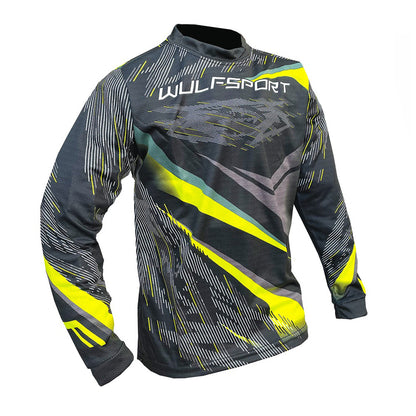 Kids MX Wulfsport 2026 WARHAMMER Shirt, Pant, Helmet, Gloves & Goggle Yellow Set #14