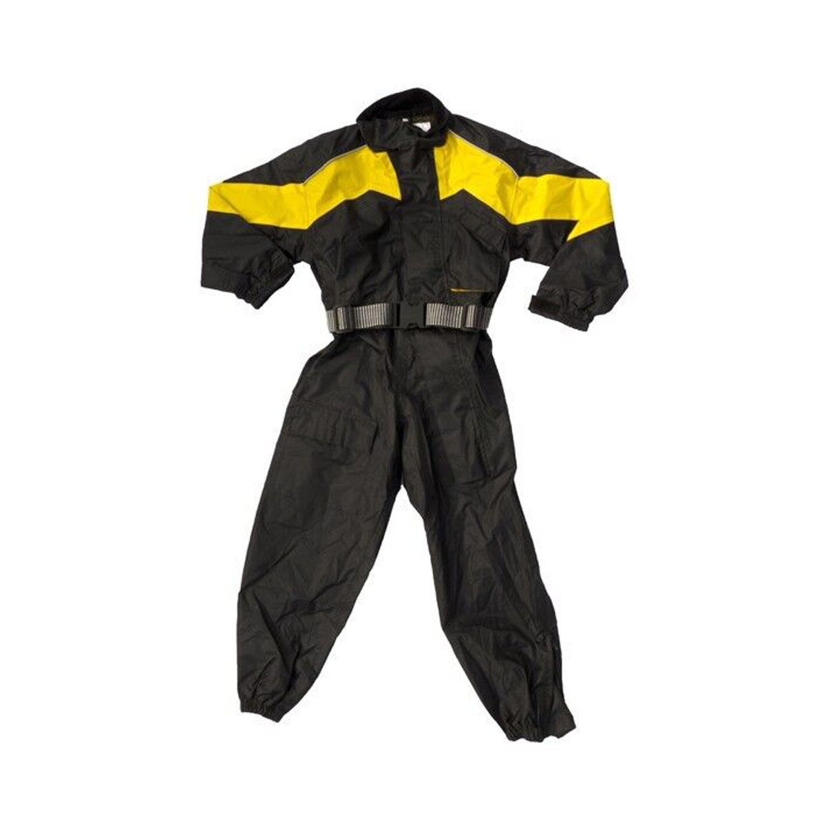 Baby Biker Kids Childs Waterproof One Piece Suit Yellow - Short Body